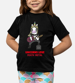 Unicorns Love Death Metal Unisex Tee
