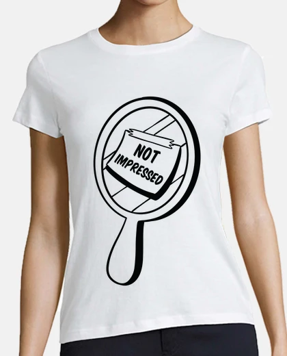 Playera unimpressed mirror funny humor