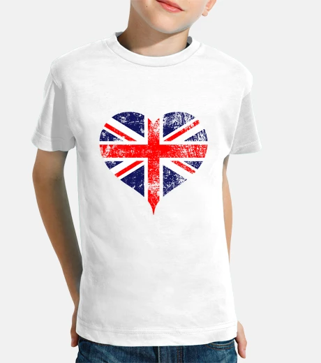 Children's Union Jack Heart  UK Flag  British