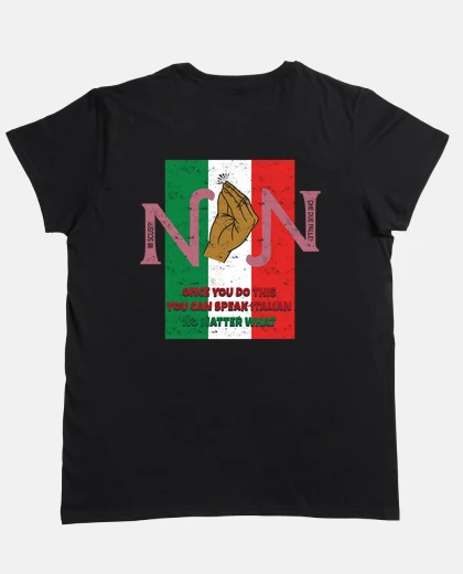 Pyjama Unisex pyjama, black t-shirt