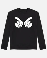 Mickey hands sweatshirt on sale