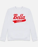 Bella ciao italy red hoodie tostadora
