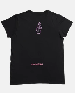 Unisex pajamas, black t-shirt