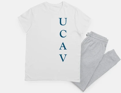unisex pajamas letters vertical