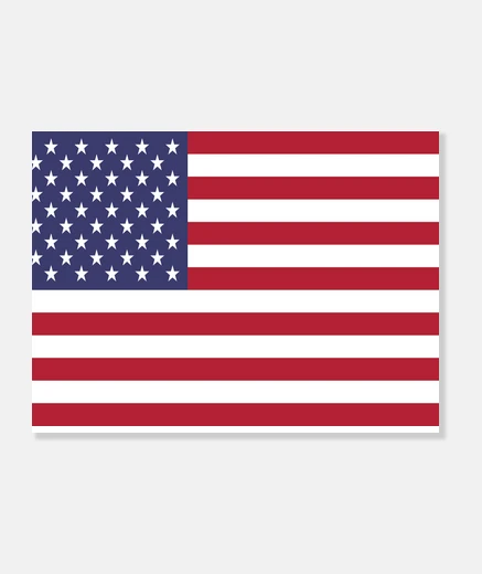 Wall united states flag