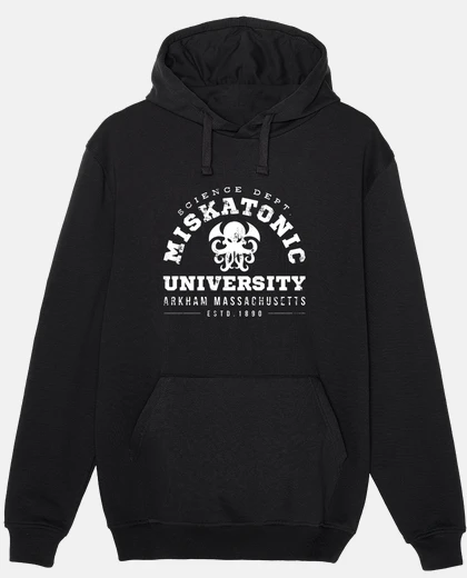 Sudadera universidad miskatonic