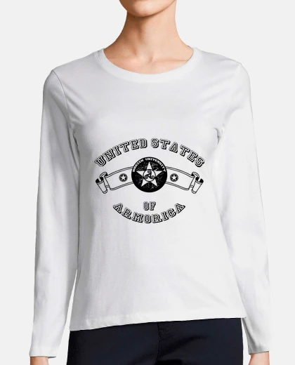 Tee-shirt University - femme manche longue