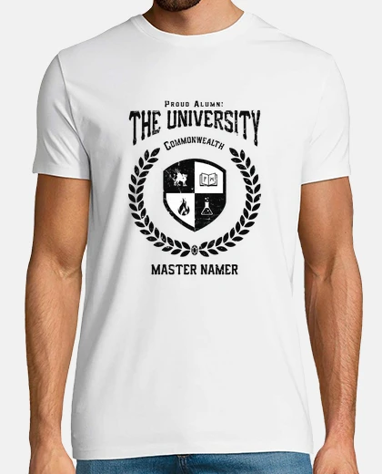 T-shirt university (nome of vento)