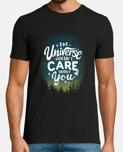 T-shirt universo - citazione motivazionale - divertente