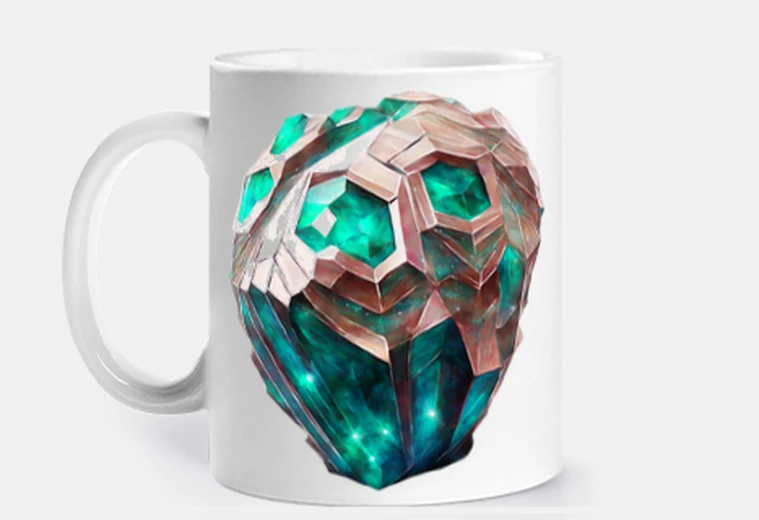 Tazza universo fantastico meteorite smeraldo drift tazza caffè tè cornetti infusione di erbe