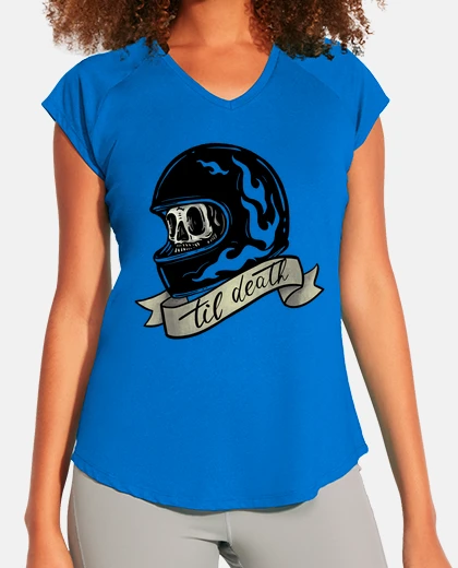 Camiseta Until death camiseta motera