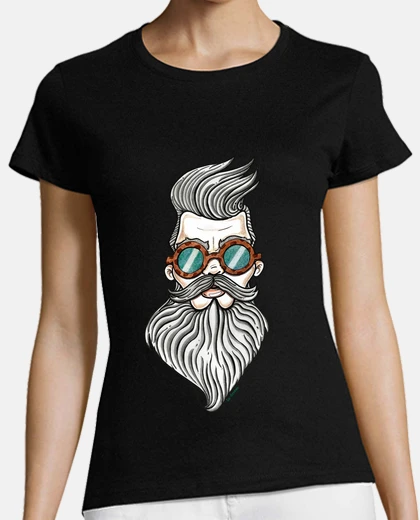 T-shirt uomo con la barba.