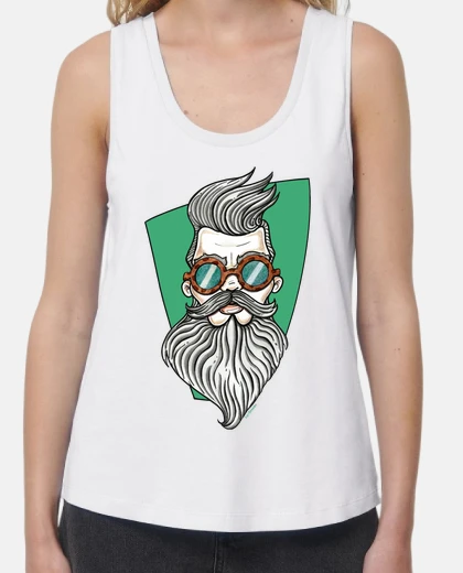 T-shirt uomo con la barba (in basso).