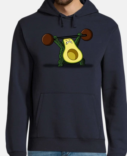 Felpa Uomo, felpa con cappuccio, blu marino