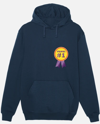 Felpa uomo, con cappuccio, blu marino Felpa uomo, con cappuccio, blu marino