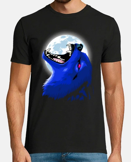 T-shirt uomo lupo