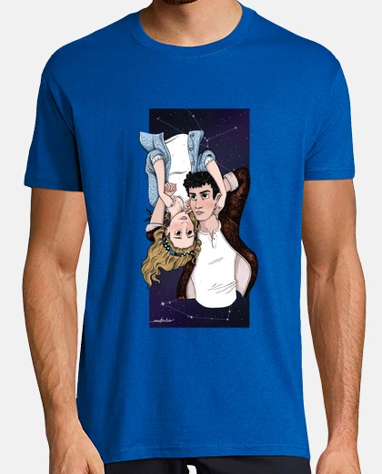 T-shirt Uomo, manica corta, blue reale, qualità premium