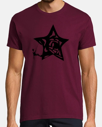 T-shirt Uomo, manica corta, Bordò, qualità premium