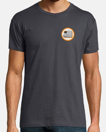 T-shirt Uomo, manica corta, grigia topo, qualità premium
