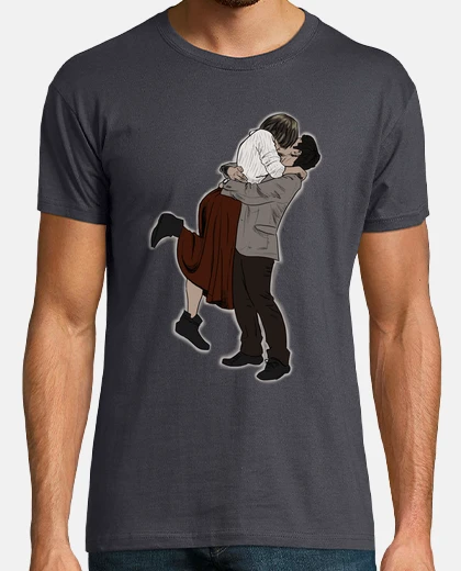 T-shirt Uomo, manica corta, grigia topo, qualità premium