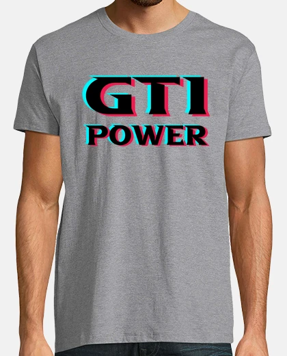 T-shirt uomo, manica corta, grigio melange, qualità extra, gti