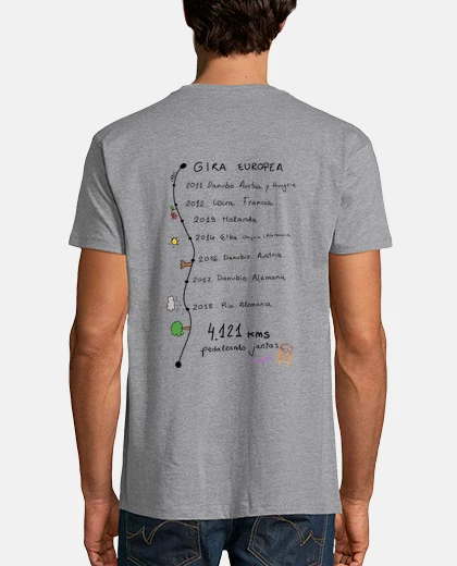 T-shirt Uomo, manica corta, Grigio Melange, qualità premium