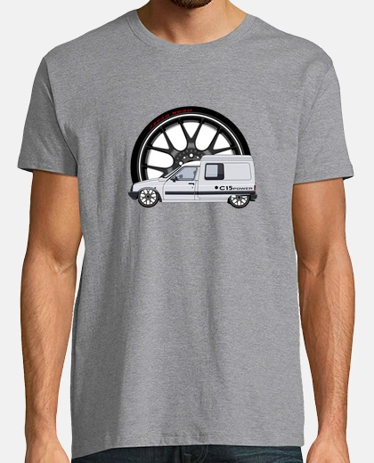 T-shirt Uomo, manica corta, Grigio Melange, qualità premium