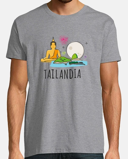 T-shirt Uomo, manica corta, Grigio Melange, qualità premium