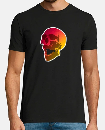 T-shirt Uomo, manica corta, nera, qualità premium