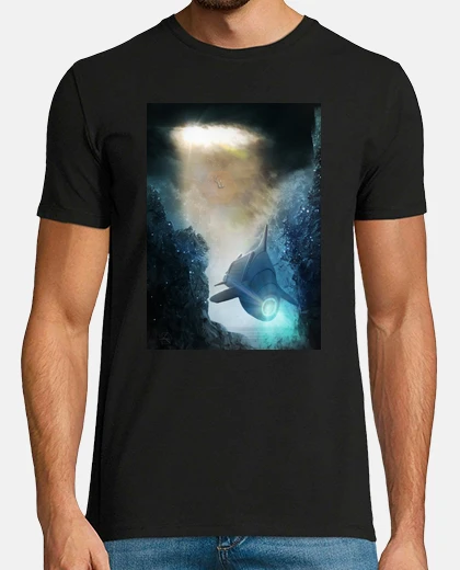 T-shirt Uomo, manica corta, nera, qualità premium