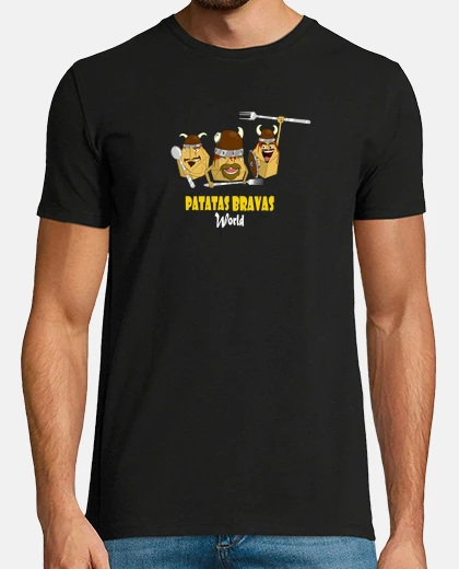 T-shirt Uomo, manica corta, nera, qualità premium
