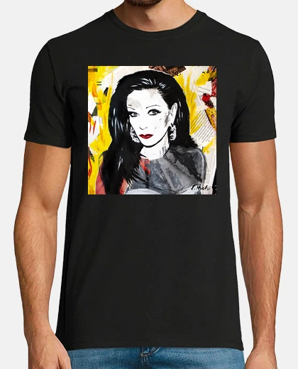 T-shirt Uomo, manica corta, nera, qualità premium