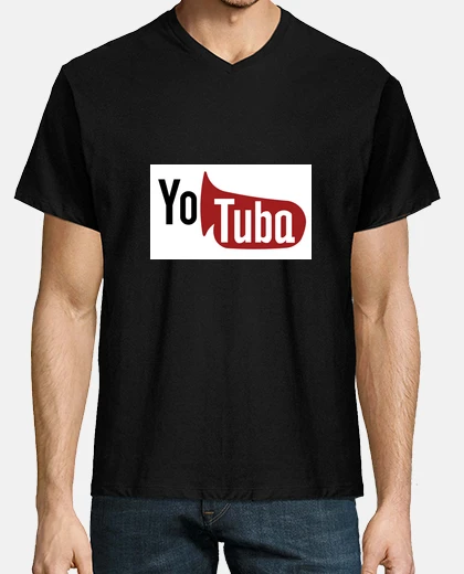 T-shirt Uomo, manica corta, scollo a V, nero