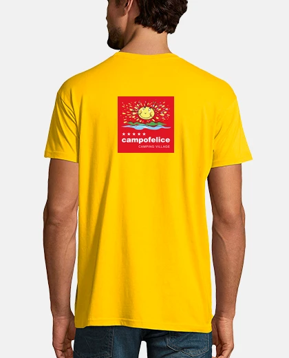 T-shirt Uomo, manica corta, senape, qualità premium