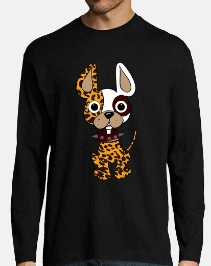 T-shirt Uomo, manica lunga, nera