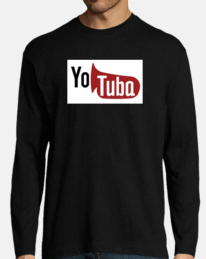 T-shirt Uomo, manica lunga, nera
