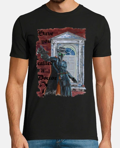 T-shirt uomo medico della peste