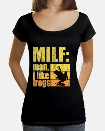 T-shirt uomo mi piacciono le rane meme trend me