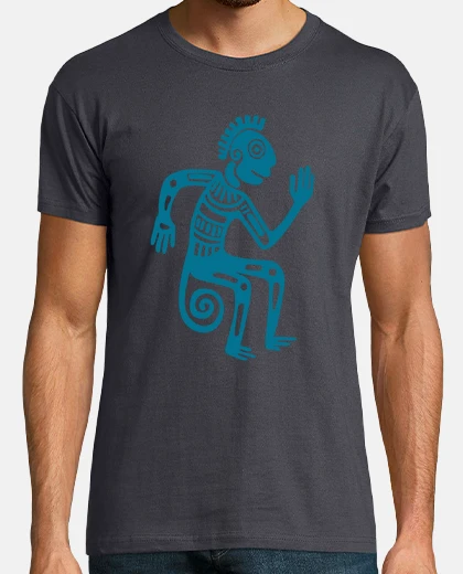 T-shirt uomo scimmia tribale