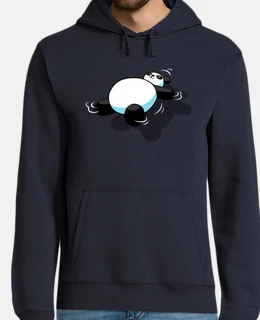 Uomo, felpa con cappuccio, blu marino