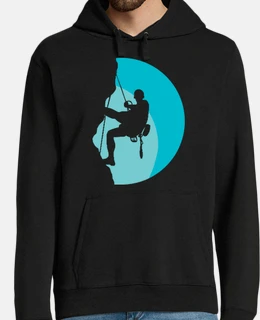 Uomo, felpa con cappuccio, nera