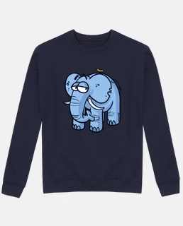 Uomo, felpa, denim melange