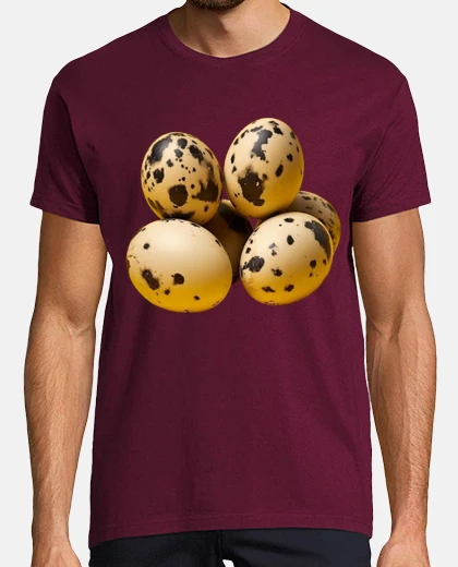 T-shirt Uova di quaglia 3d