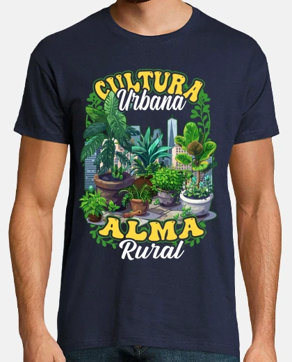 T-shirt urban culture rural soul urban garden