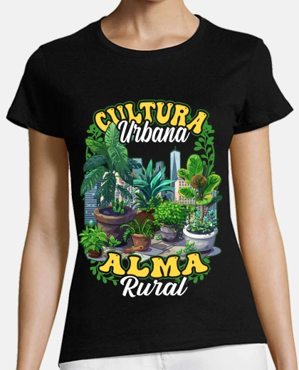 T-shirt urban culture rural soul urban garden
