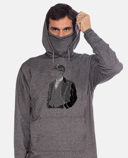 Hoodie Urban Guerrilla hoodie, dark heather gray