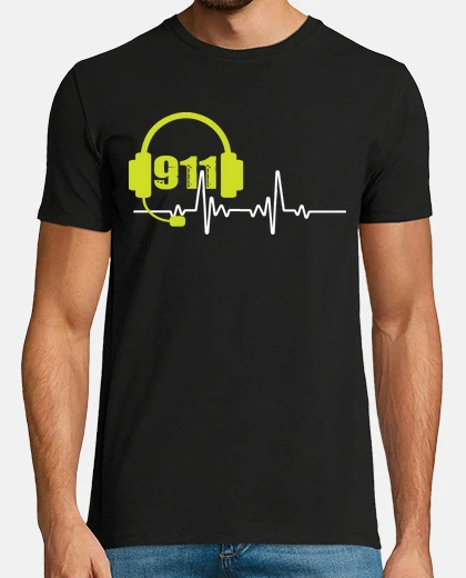 Tee-shirt urgences numero battements de coeur