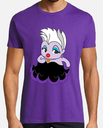 Ursula the Little Mermaid Black Purple Disney Baseball Jerseys For Men And  Women