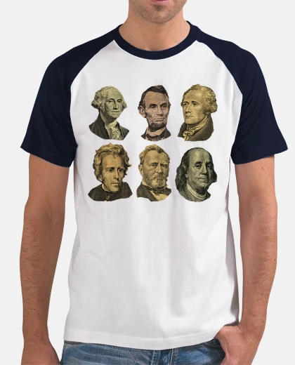 Camiseta U.S. dollars Presidents