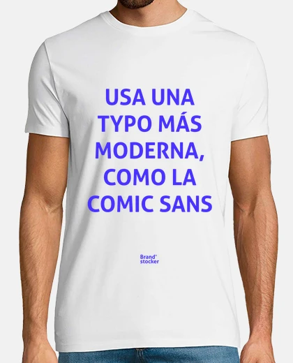 Camiseta Usa la Comic Sans